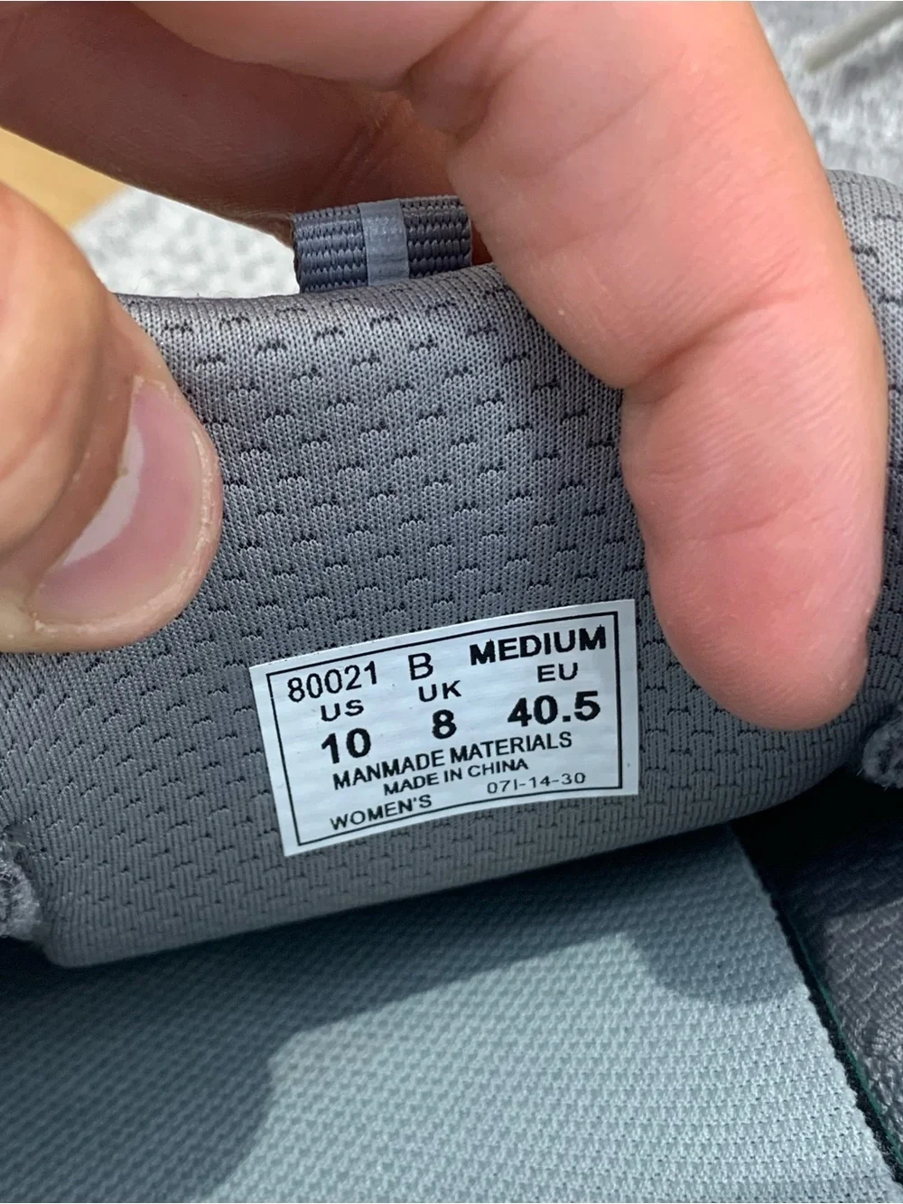 Orthofeet Nira Hands-Free Women's Sneakers Max Cushion Gray Size 10 B